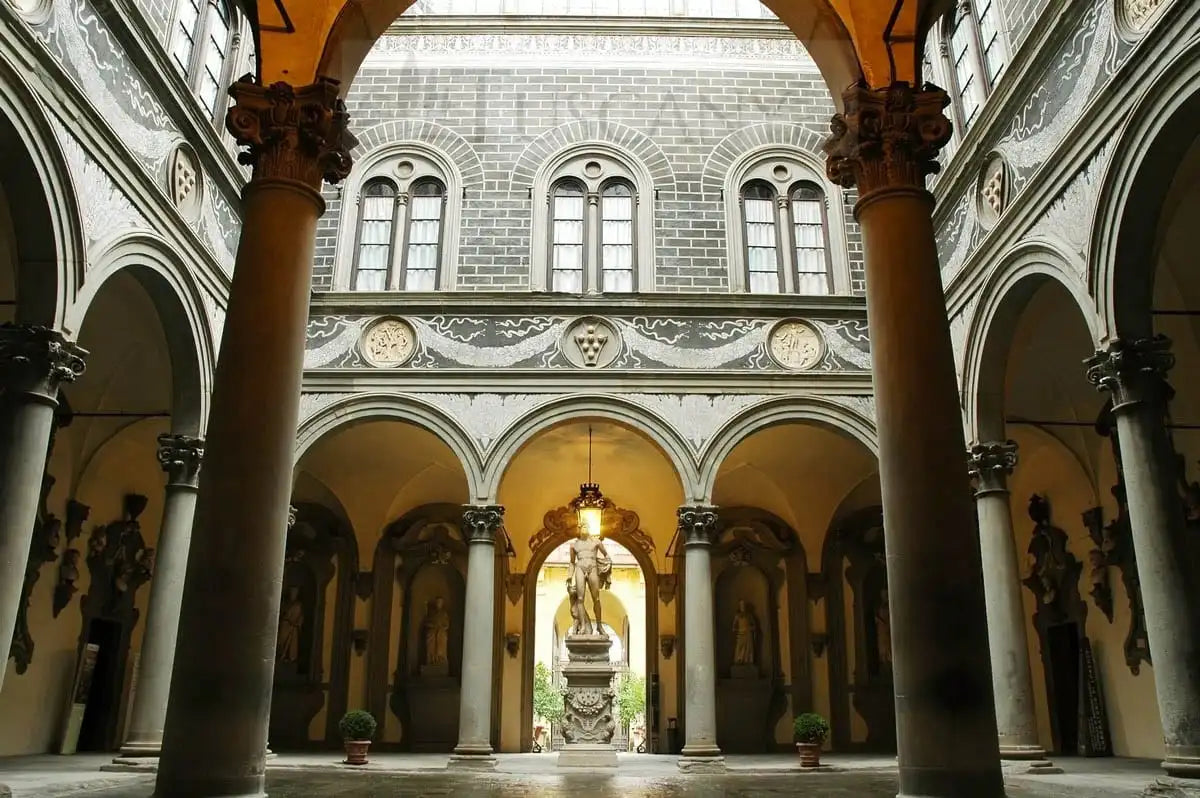 The Medici Palace in Florence is filled with antiquities and art, via Tuscany.co 