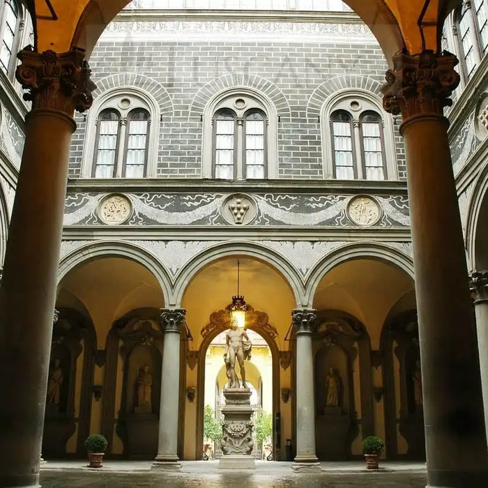 The Medici Palace in Florence is filled with antiquities and art, via Tuscany.co 