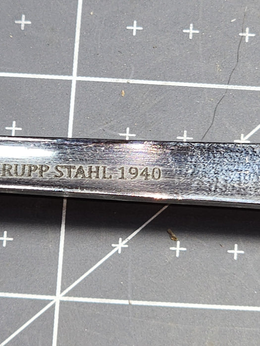 Set of 6 SS Forks in the Original Box. Forks Marked Krupp Stahl 1940