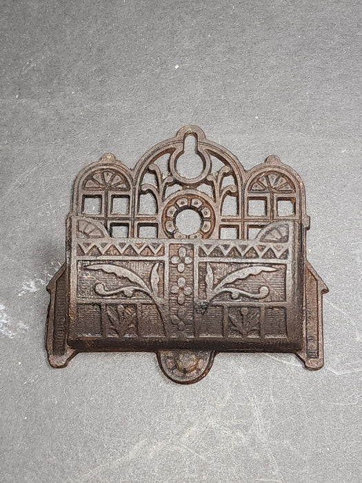 Cast Iron Match Safe  3.25x3.25 in Excellent Condition.