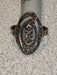 marcasite set in sterling silver oval form imported from germany in 1980, David's Antiques and Oddities