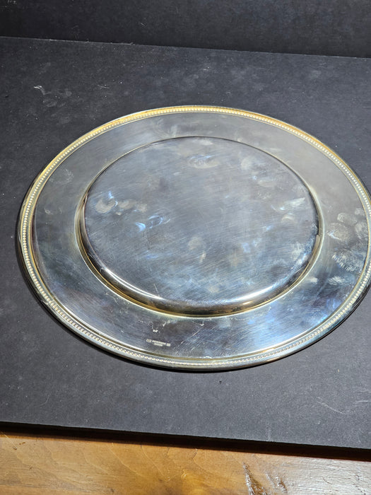 Title: Christoffel Silver Round Ba'ath Party Moniker plate., David's Antiques and Oddities