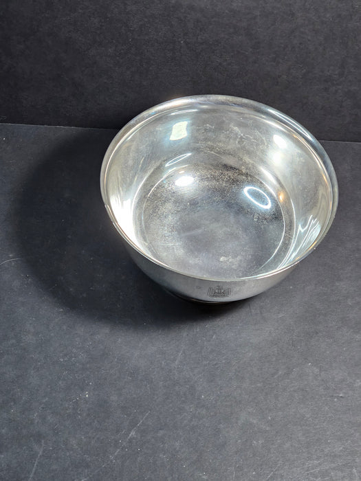 Iraqi Christofle France silver plated bowl, footed 7" wide 4" high, David's Antiques and Oddities