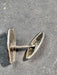 Iraqi silver tone cufflinks Ba'ath party emblem, David's Antiques and Oddities