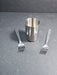 Iraqi Field Mess Kit, 2 Forks and cup, stainless. Cup 4" high forks 7" long, David's Antiques and Oddities