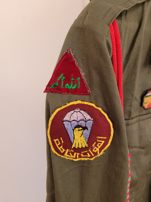 Vintage Iraqi Special Forces Green Republicans Guards Uniform Warren Officer’s