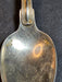 Saddam Hussein spoon with iraqi eagle on handle christofle maker hallmarked 6.75 long 2.09 ounces, David's Antiques and Oddities