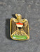 Iraqi eagle pin colorful push back 1.25 " Unused, David's Antiques and Oddities