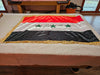 Iraqi Flag with Gold Fringe Double Sided 51”x34”, David's Antiques and Oddities