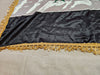 Iraqi Flag with Gold Fringe Double Sided 51”x34”, David's Antiques and Oddities