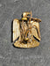 Vintage Iraqi Metal Golden Eagle Pin Badge Vintage Military Pin, Military Uniforms, David's Antiques and Oddities