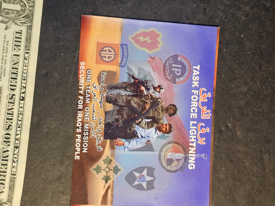 11 ORIGINAL OIF IRAQ WAR U.S. ARMY PSYOPS IRAQI LEAFLETS, Advice Cards, David's Antiques and Oddities