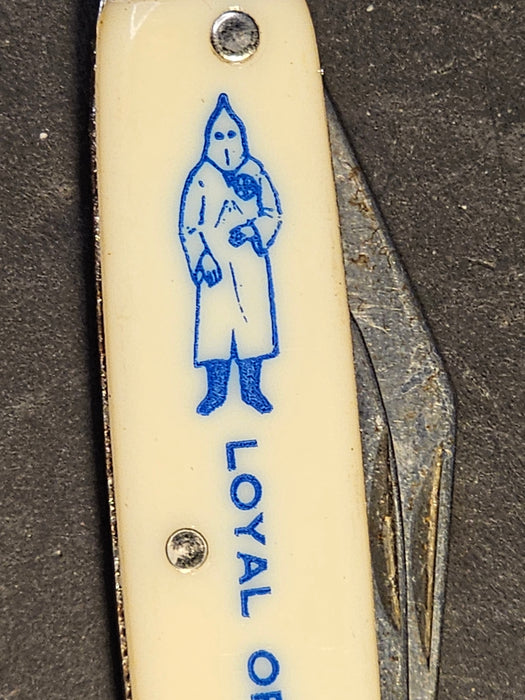 Loyal order off the KKK pen Knife/3.5 inches/, Knife, Collectible Knives, David's Antiques and Oddities