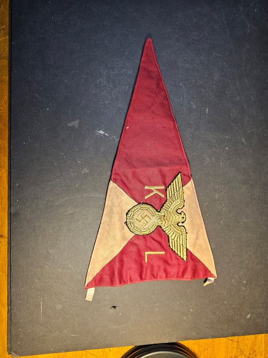 VET BRING BACK WW2 GERMAN KREISLEITER VEHICLE PENNANT, flags, Apparel & Accessories, David's Antiques and Oddities