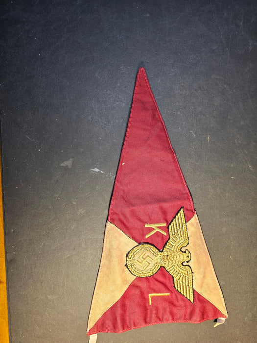 VET BRING BACK WW2 GERMAN KREISLEITER VEHICLE PENNANT, flags, Apparel & Accessories, David's Antiques and Oddities