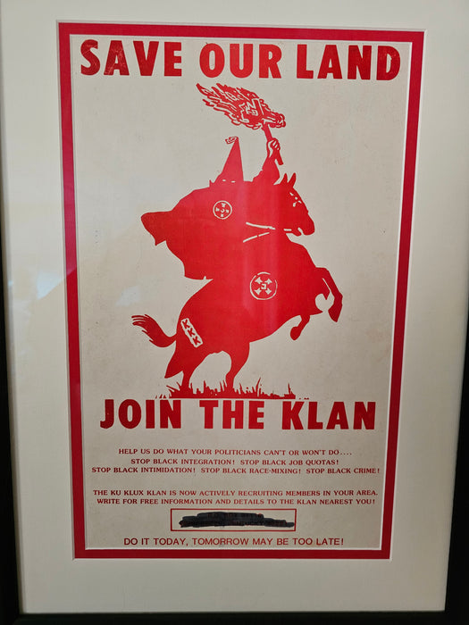 KKK Recrutment Poster Fern Green Kentucky/17x23, poster, Vintage Advertisements, David's Antiques and Oddities