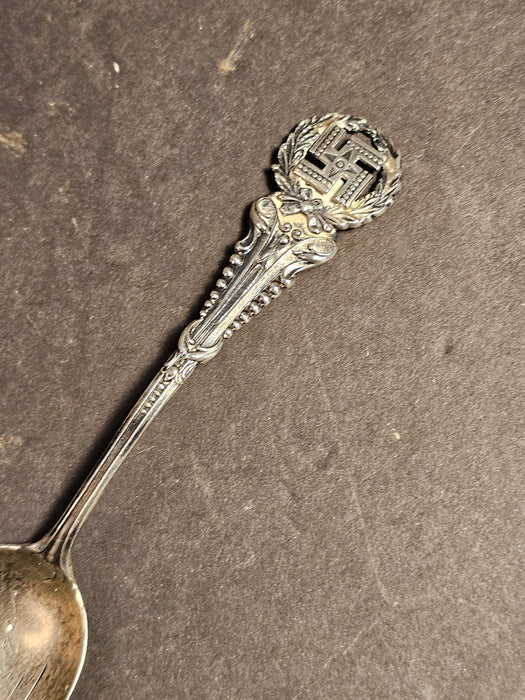 Souvineer spoon with swastiker /sterling 1930s USA