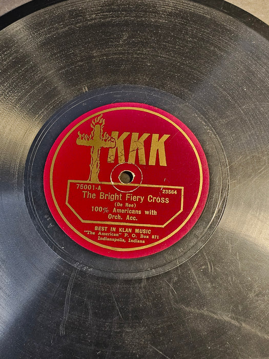 3/ KKK records 1920s/ 1 with a crack/ playable/10 " Of history, records, Music & Sound Recordings, David's Antiques and Oddities