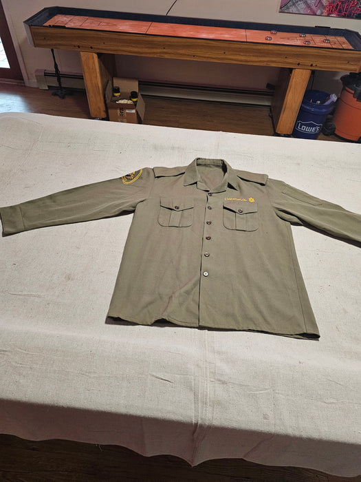 Iraqi uniform shirt embroidered/rare/ Tank unit, Shirt, T-Shirts, David's Antiques and Oddities