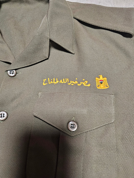 Iraqi uniform shirt embroidered/rare/ Tank unit, Shirt, T-Shirts, David's Antiques and Oddities