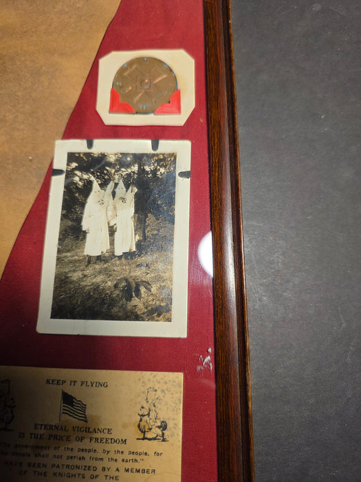 Vintage 1920s Ku Klux Klan Framed Collection – Indiana Klavern No. 2095 Historical Artifacts, art work, Collectibles, David's Antiques and Oddities