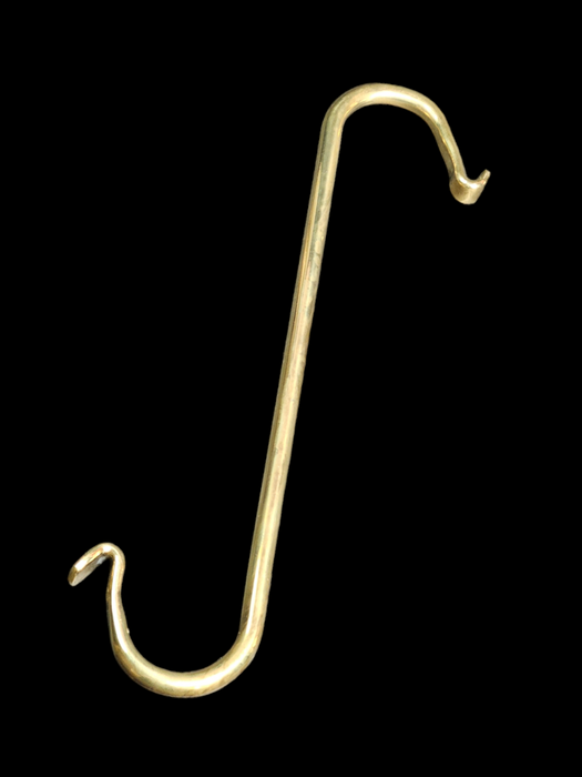 8 " brass extender hook new old stock from the 1980s. As found solid brass