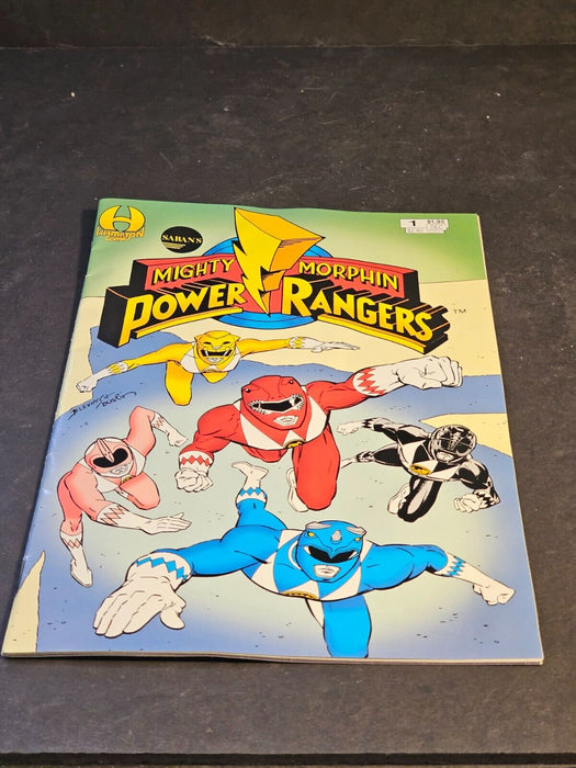 Power Rangers # 1 unused ,perfect condition with all inserts./ 6.5 x10
