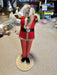 Santa with candle 1940s unmarked paper mache 6" tall, Antiques, David's Antiques and Oddities