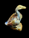 Early 20th Century Asian Porcelain Duck - 6" Tall, Soft Blues, and Brown Tones,, Antiques, David's Antiques and Oddities