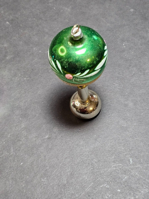 1940/50s mercury glass Balls MCM influences, the bell rings has a small clapper., Antiques, David's Antiques and Oddities
