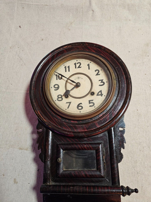Regulator clock as found for parts/ 22 x 12 / Trade mark/, Antiques, David's Antiques and Oddities