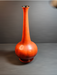 Royal Haegar MCM Vase Bold Orange Ceramic. Original Company Label., Antiques, David's Antiques and Oddities