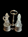 Cruet Set Pewter Holder Italy Hallmarked, Antiques, David's Antiques and Oddities