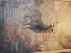 Pair of 44x22 W/frame Oil on canvas Deer paintings Victorian As Found. See pics, Antiques, David's Antiques and Oddities