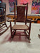 Super primitive craftsman made Heeled through rockers wood pinned joints. 20x30, Antiques, David's Antiques and Oddities