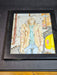 Prison art from 2010 RockaBilly 11"x14" with frame, colored pencil by McCray, Antiques, David's Antiques and Oddities