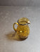 Mid Century Modern Amber Crackle Glass Amber Pitcher 4x3 with Applied Handle an, Antiques, David's Antiques and Oddities