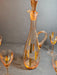 Mid Century Modern 15' Blown Decanter with Polished Pontil and 6 / 6 inch Goblet, Antiques, David's Antiques and Oddities