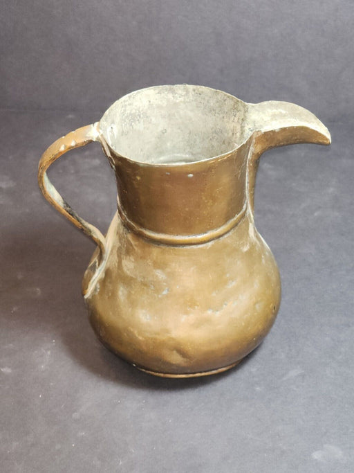 5 " hammered copper and riveted pitcher, Antiques, David's Antiques and Oddities