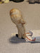 Paper mache Japan Sled and figure cardboard and cotton. 1930's 4x4, Antiques, David's Antiques and Oddities