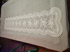 Great bay lace Vic.Rose. 17x72 scarf new old stock from 2001/same price less 20%, Antiques, David's Antiques and Oddities