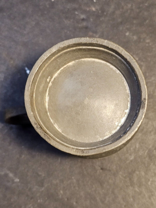 Pewter measure/Hall marked inside a crown crossed arrows #5/ 2.5", Antiques, David's Antiques and Oddities