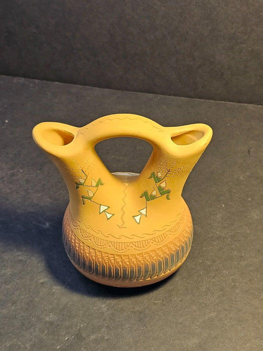 UNSIGNED WEDDING VASE POT.  5 1/4" X 4 1/2".  Native american, Antiques, David's Antiques and Oddities