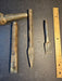 3 cold chisels /one curved and a very unusual hammer with company mark 1940s, Antiques, David's Antiques and Oddities