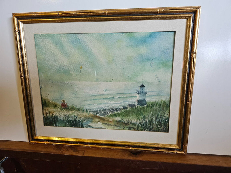 Jack Roland “Murf the Surf” Murphy Signed Original Watercolor Painting Kite, Antiques, David's Antiques and Oddities