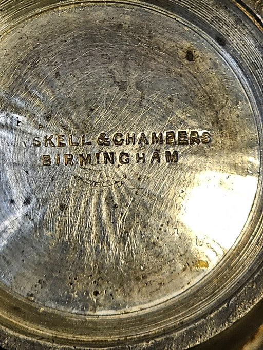 Pewter Measure Half Gill Marked "Skell & Chambers"/ Birmingham 2.5", Antiques, David's Antiques and Oddities