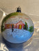 Christmas ball with house covered with snow. 3.5" from the 70s, Antiques, David's Antiques and Oddities