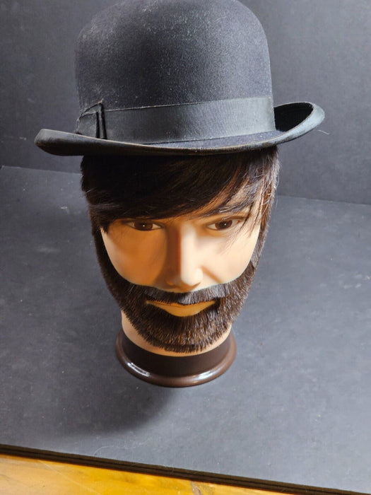 Black Durby Penn Craft hat company Philadelphia 6 1/8, Antiques, David's Antiques and Oddities