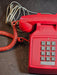 Telephone Red push button Untested good physical shape, Antiques, David's Antiques and Oddities