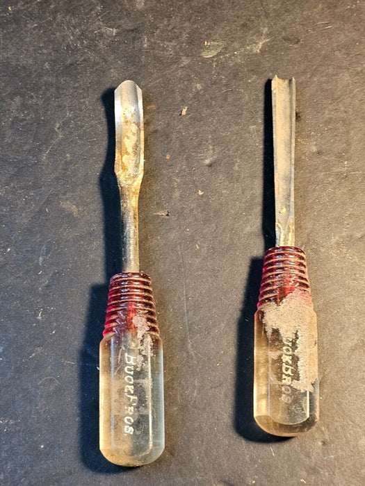 3 Buck brothers carving tools as found/ good shape needs cleaning/, Antiques, David's Antiques and Oddities